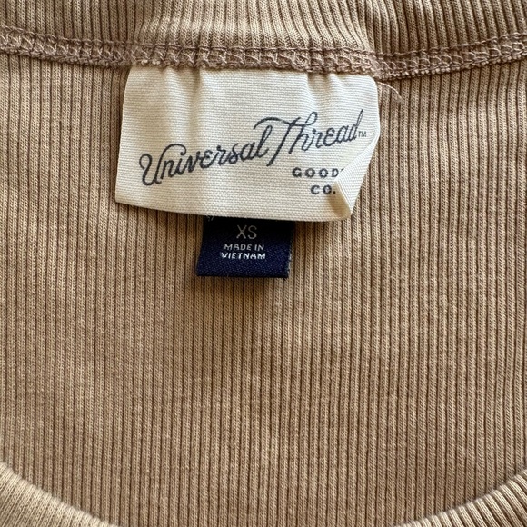 Universal Thread Tan Ribbed Tank Top - Women's - Picture 3 of 3